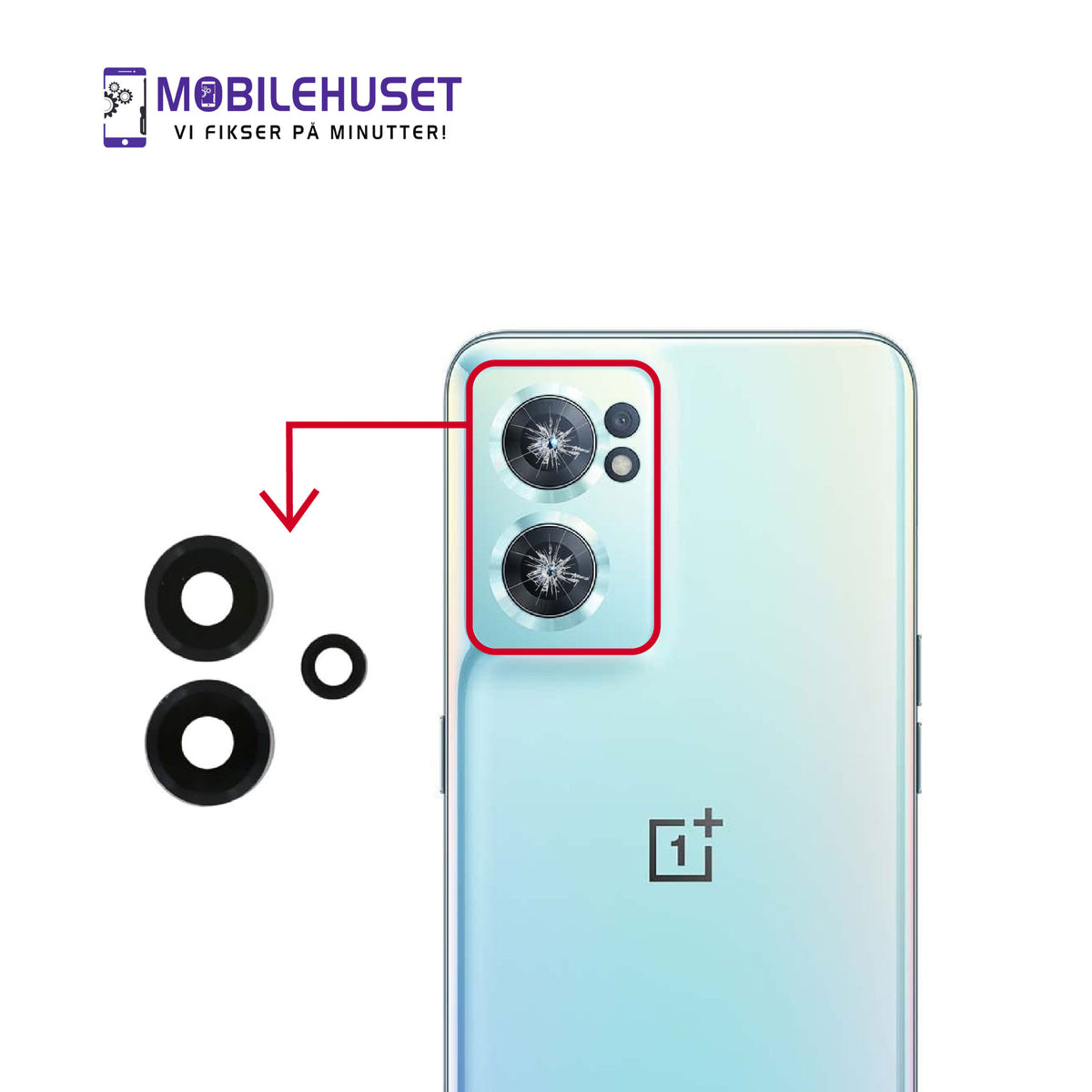 OnePlus Nord CE 2 IV2201 Kamerabytte | Profesjonell Reparasjon & Same Day Service