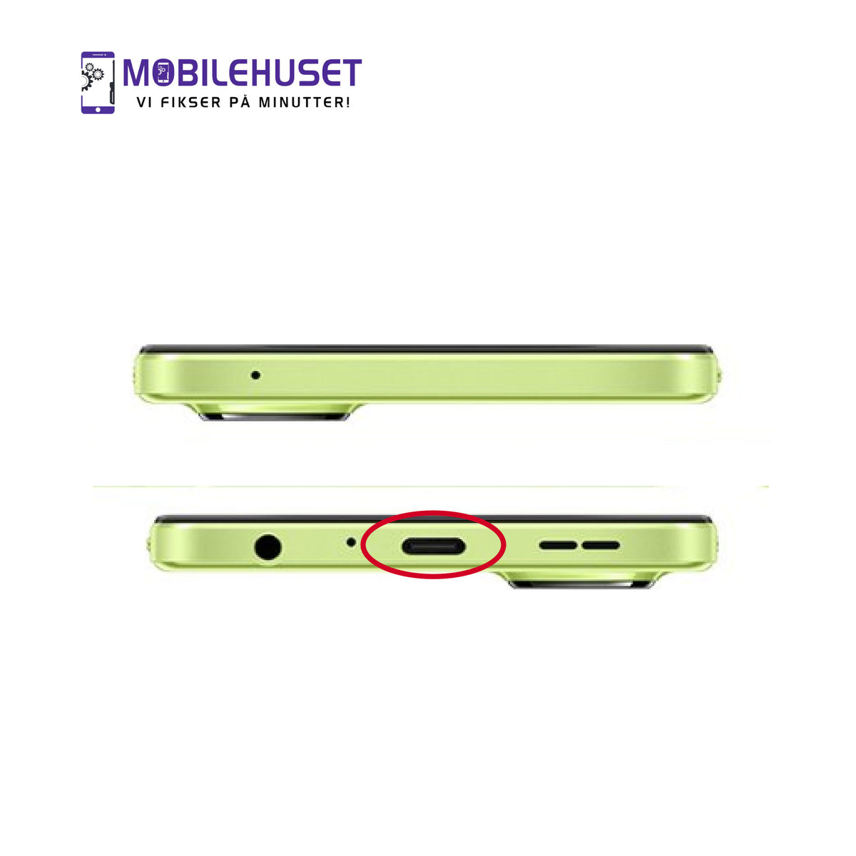 OnePlus Nord CE 3 Lite 5G CPH2467/CPH2465 Reparasjon av Ladeport | Rask og Profesjonell Service