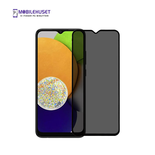 Samsung Galaxy A03 Personvern Glassbeskytter | HD Anti-Spy Skjermbeskyttelse