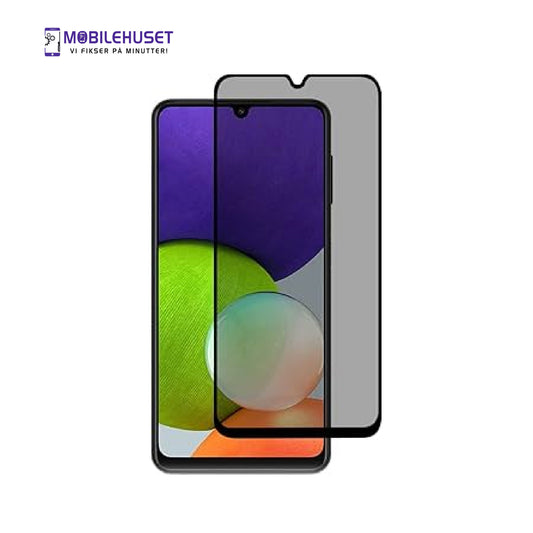 Samsung Galaxy A22 Privacy Skjermbeskytter | Sikker Anti-refleks Herdet Glass