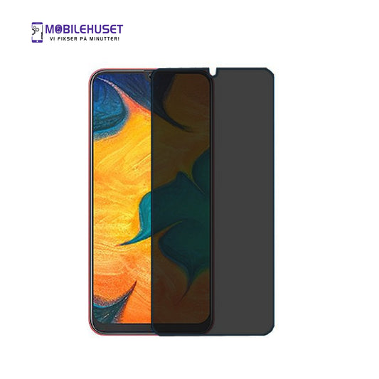 Samsung Galaxy A30 Privacy Skjermbeskytter | Anti Spy 9H Herdet Glass