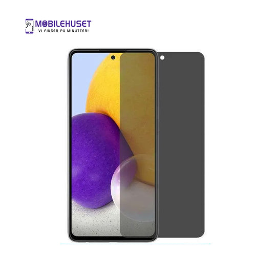 Samsung Galaxy A72 Anti-Spy Skjermbeskytter – 9H Personvern Herdet Glass
