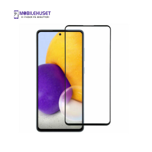 Samsung Galaxy A72 skjermbeskytter i herdet glass (9H) – Krystallklar beskyttelse | Mobilehuset