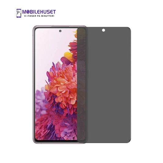 Samsung Galaxy S20 FE Personvernskjerm i glass som er kompatibelt med etui
