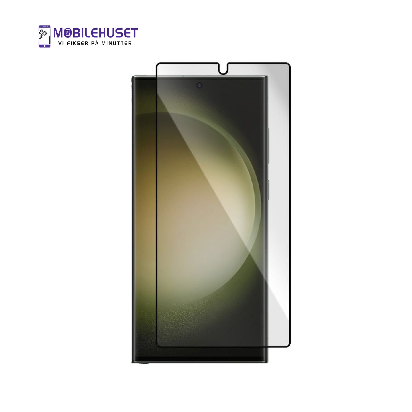 Samsung Galaxy S23 Ultra Skjermbeskytter | Premium 9H Klart Herdet Glass | MobileHuset
