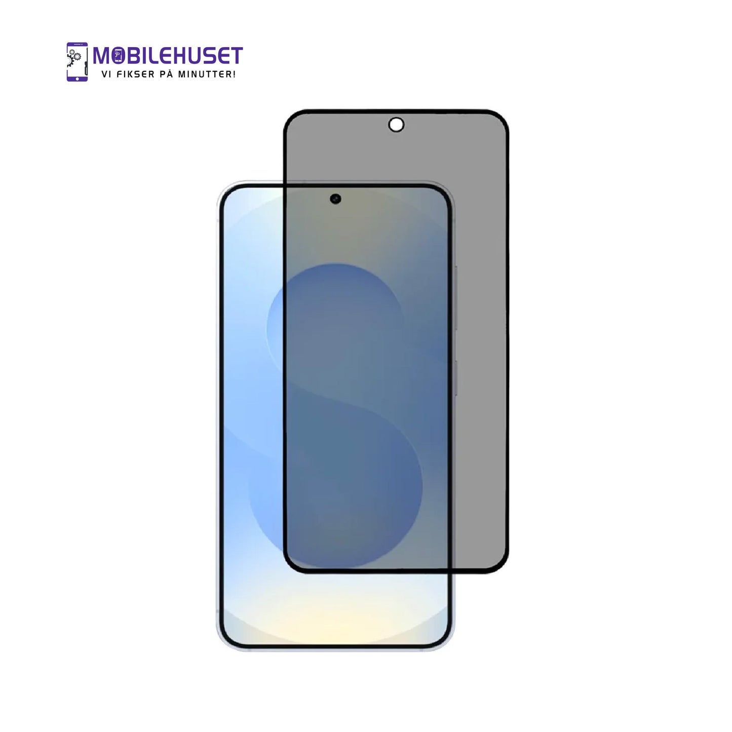 Samsung Galaxy S25 Privacy Skjermbeskytter | 9H Herdet Glass med Personvern | MobileHuset