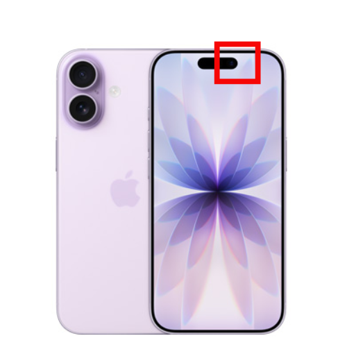 Utskifting og reparasjon av frontkamera på iPhone 17