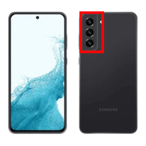 Samsung Galaxy S21 FE Kameraglassbytte – Reparasjon