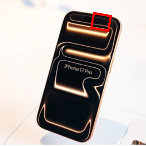 Utskifting og reparasjon av frontkamera på iPhone 17 Pro