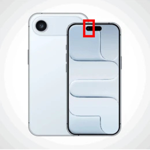 Utskifting og reparasjon av frontkamera på iPhone 17 Air