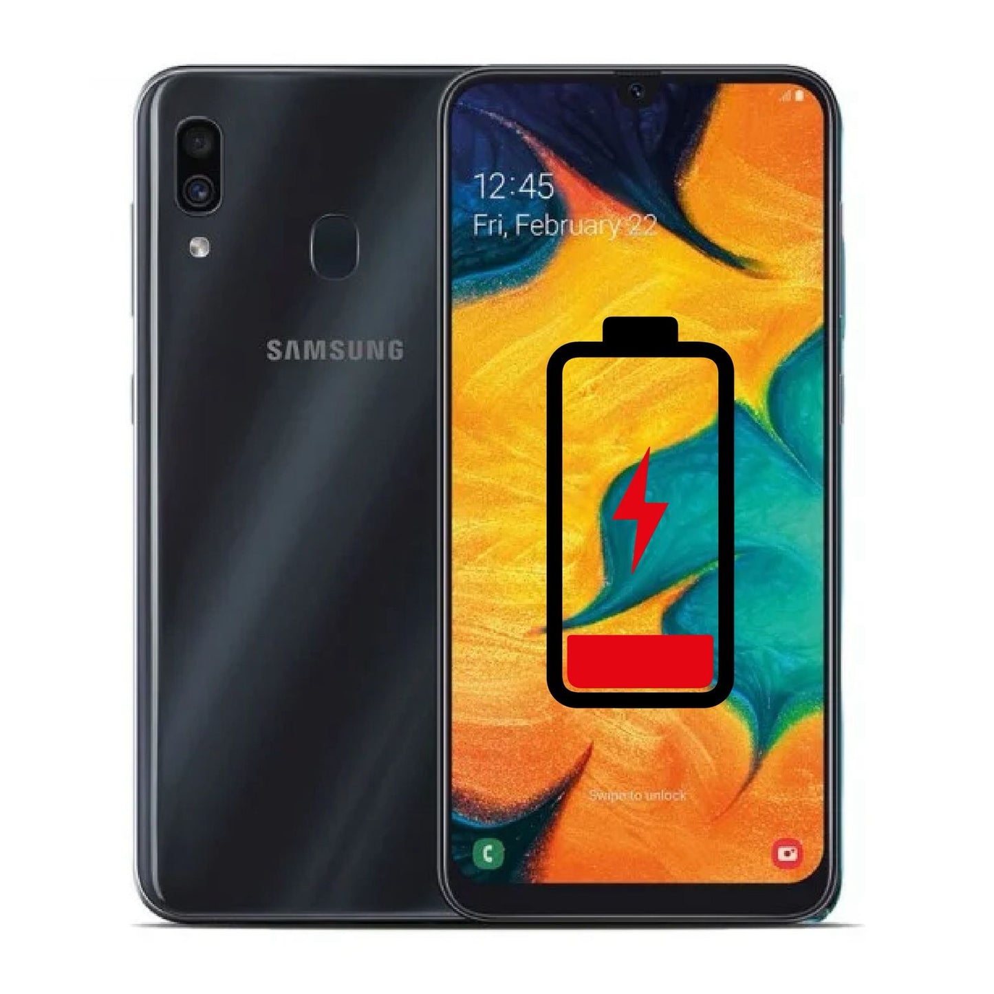 Samsung Galaxy A30 Batteri Utskifting – Reparasjon