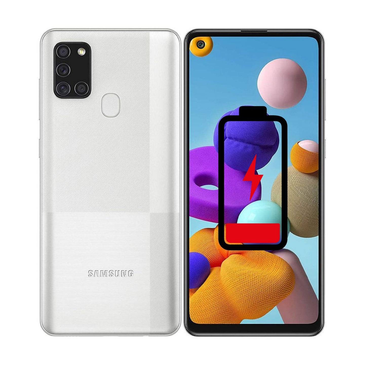 Samsung Galaxy A21s Batteri Utskifting – Reparasjon
