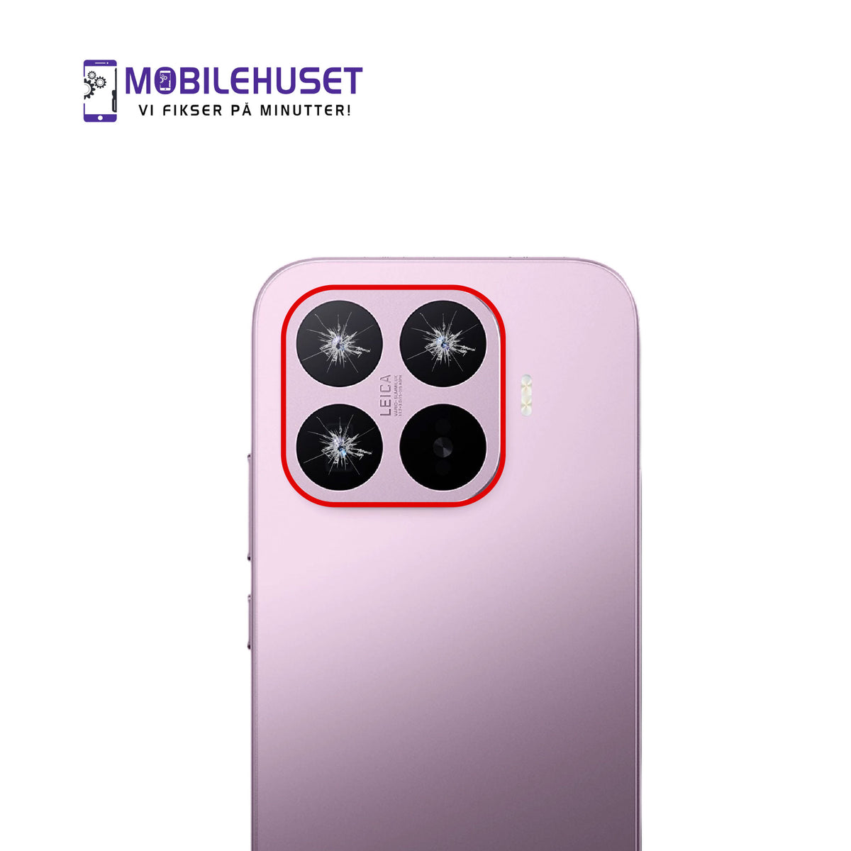 Xiaomi 17T Kameralinsebytte – Reparasjon av Knust Kameralinse | Mobilehuset