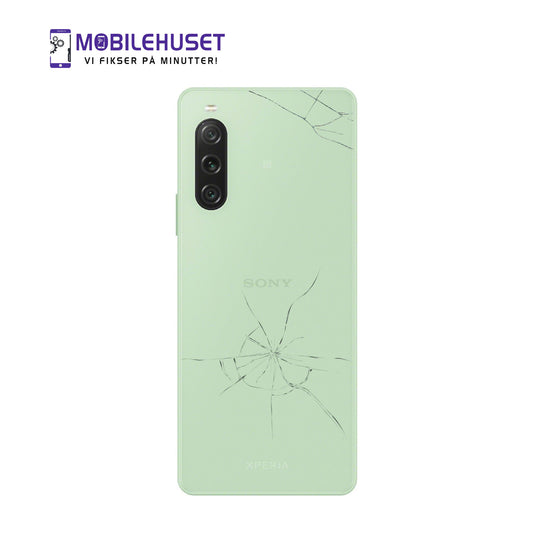 Sony Xperia 10 V bakdeksel reparasjon og bytte – Rask og pålitelig service