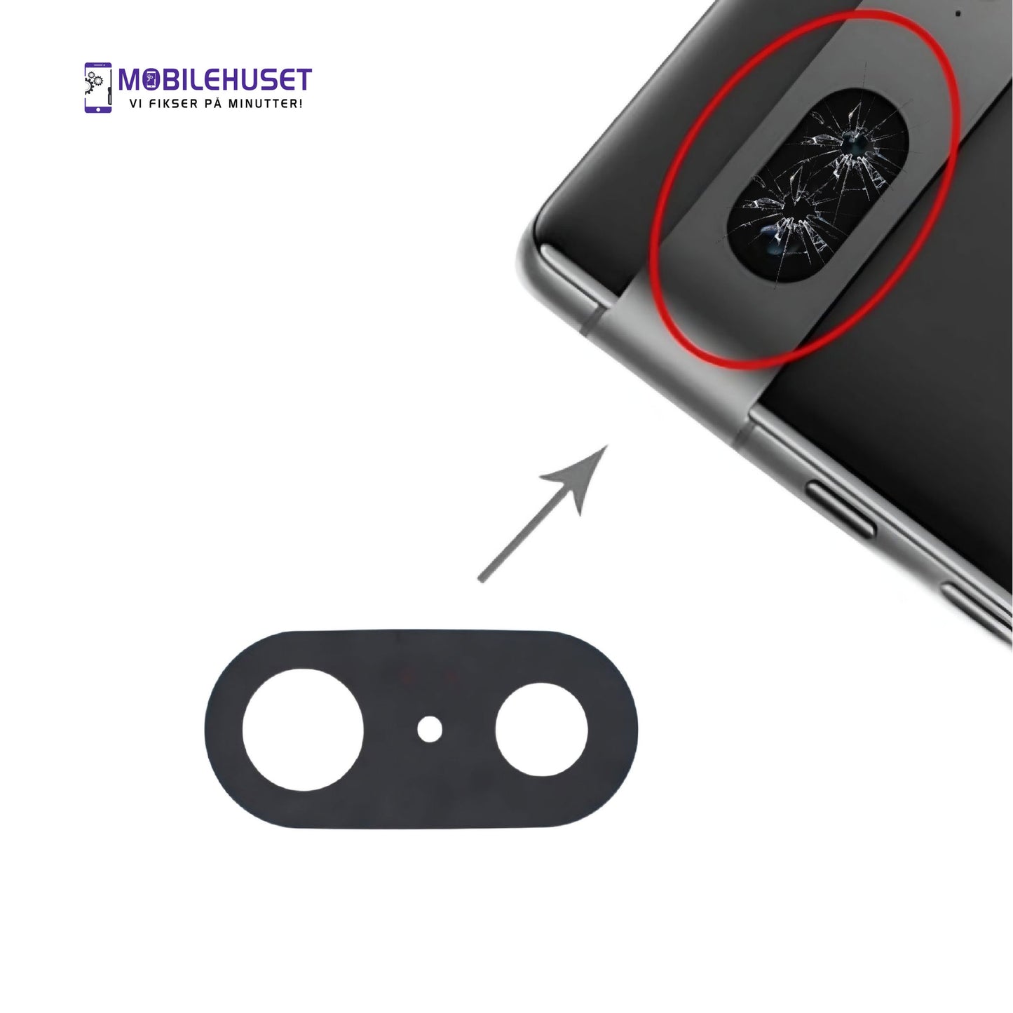 Google Pixel 7 Kameralinse Reparasjon | Kameraglass Bytte & Utskifting | Mobilehuset