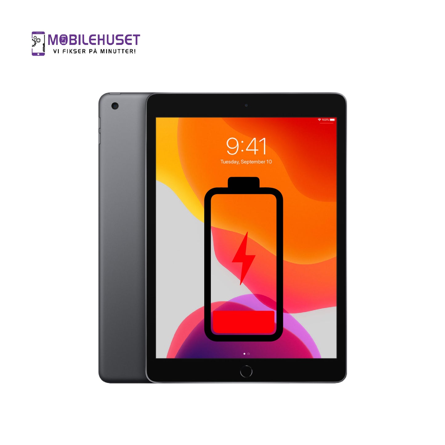 iPad 10.2 (7. generasjon) batteribytte og reparasjon