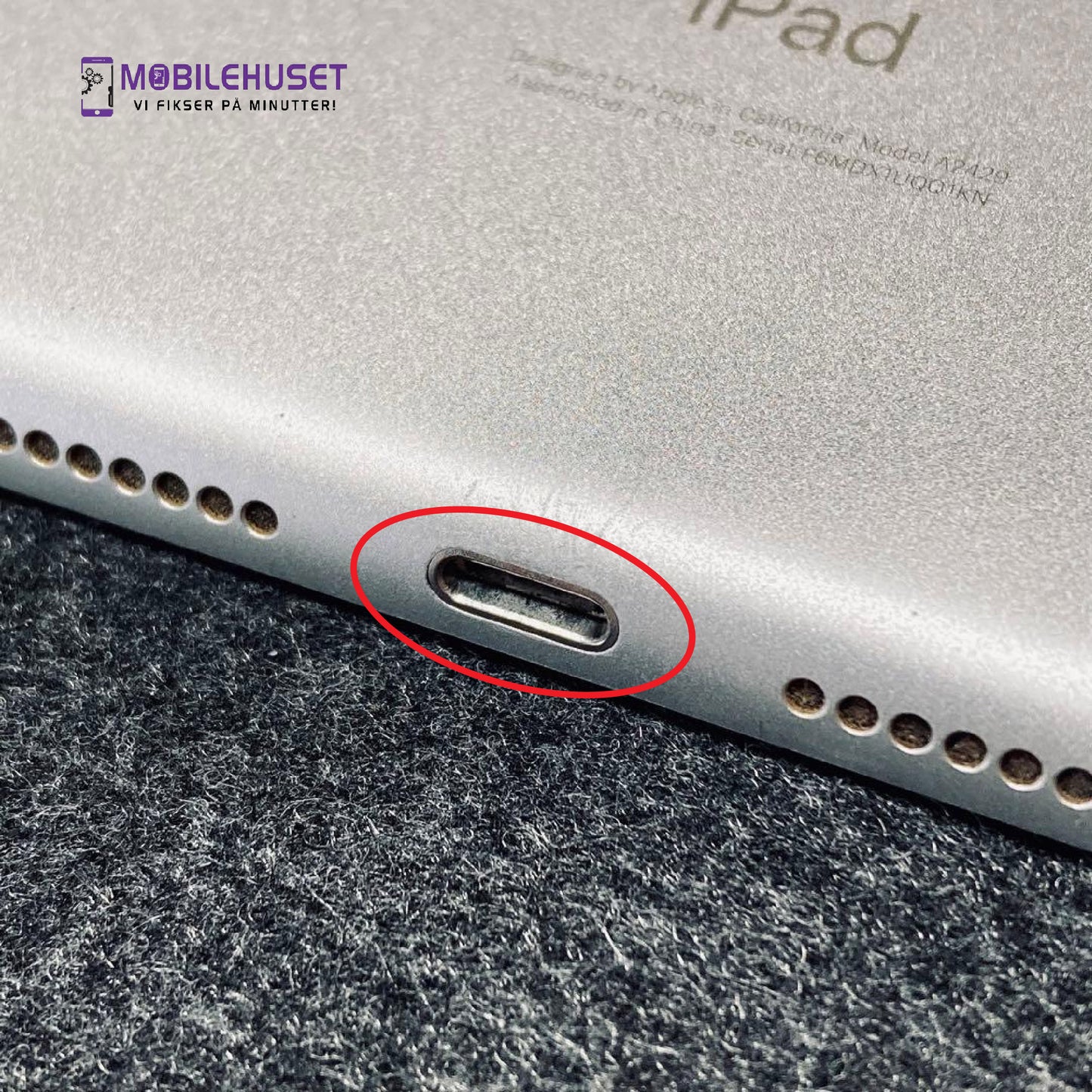 iPad 10.2 (8th generation) Ladeport Reparasjon & Utskifting