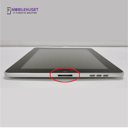 iPad 9.7" (1st Gen 2010) Ladekontakt (Charging Port) Reparasjon & Utskifting