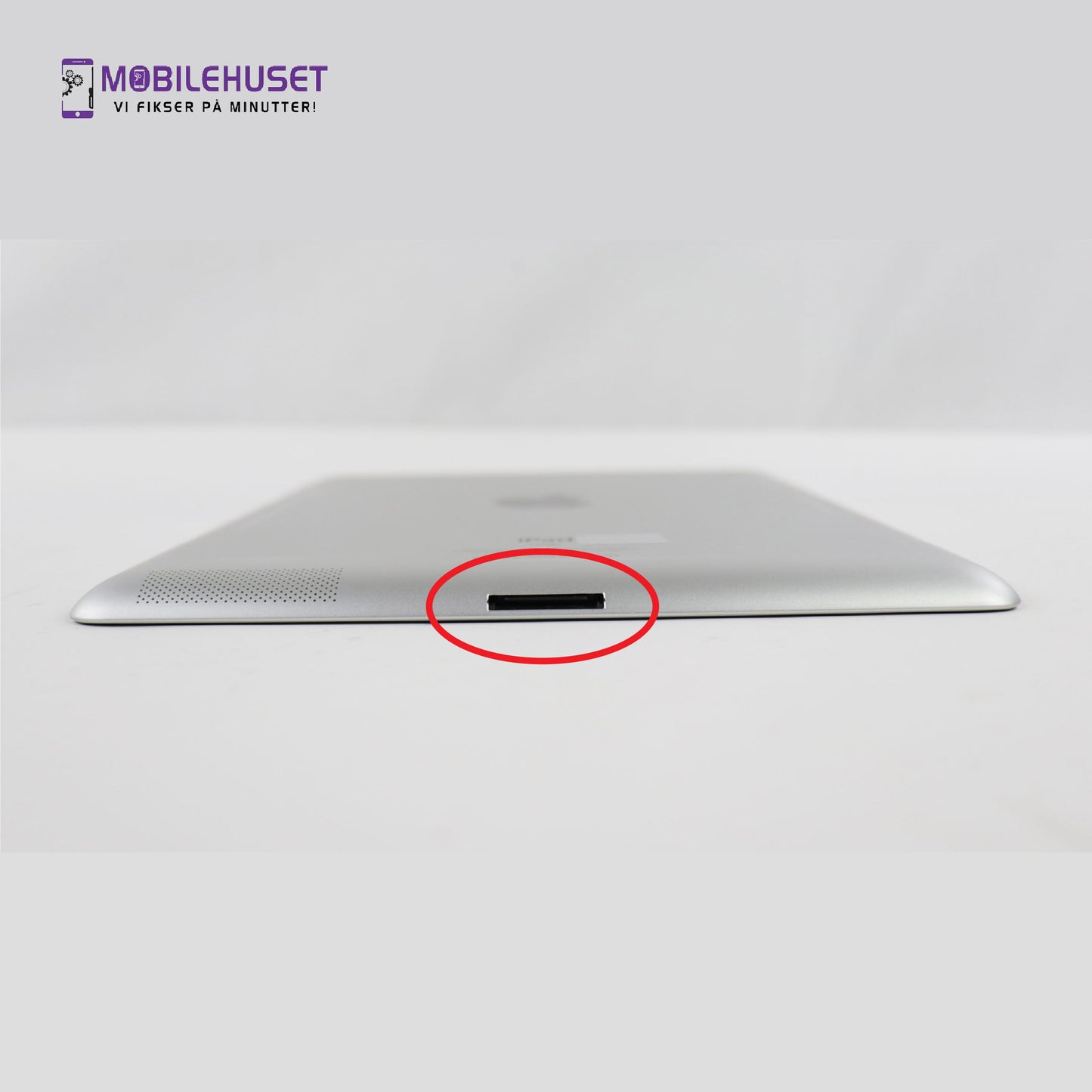iPad 9.7" (2nd Gen 2011) Ladekontakt (Charging Port) Reparasjon & Utskifting