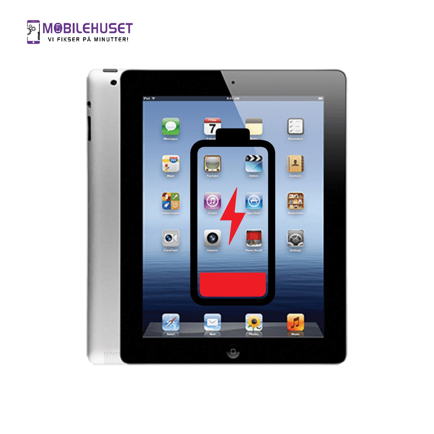 iPad  9.7" (3rd Gen 2012) Batteribytte & Reparasjon