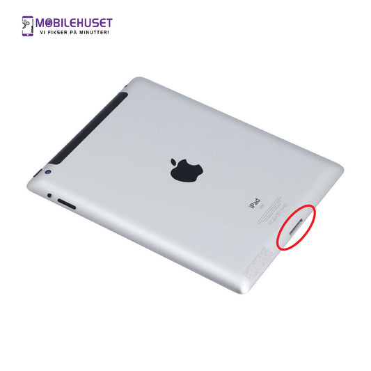 iPad 9.7" (3rd Gen 2012) Ladekontakt (Charging Port) Reparasjon & Utskifting