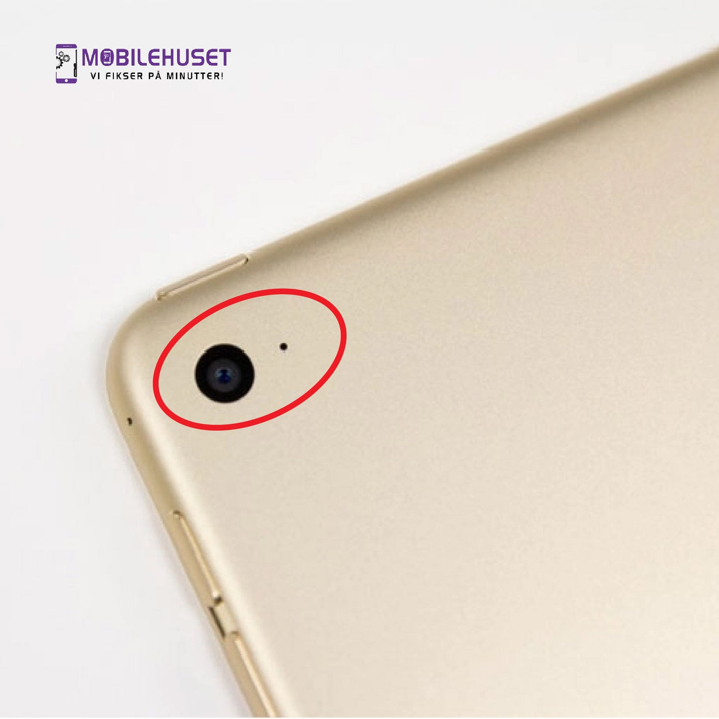 iPad Air 9.7-inch (2nd Gen 2014) Kamera Reparasjon