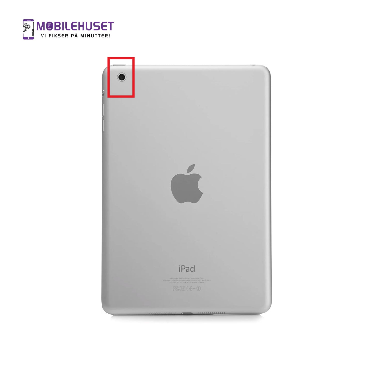 iPad Mini 7.9" (1st Gen 2012) Kamera Reparasjon & Utskifting