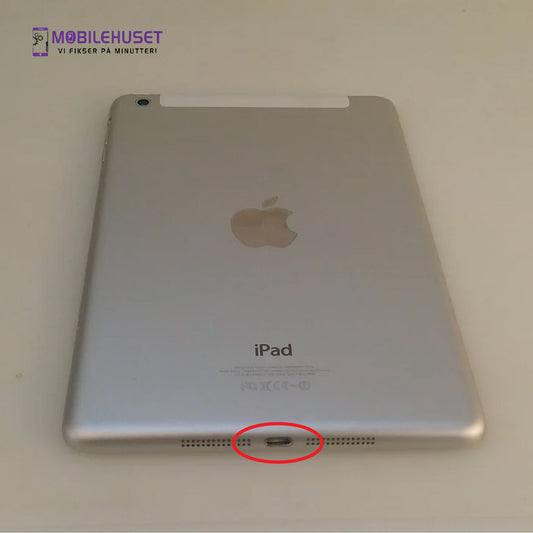 iPad Mini 7.9" (1st Gen 2012) Ladekontakt (Charging Port) Reparasjon & Utskifting