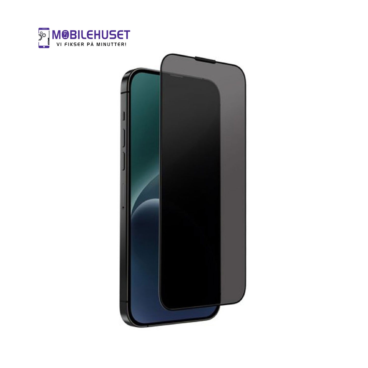 iPhone 15 Pro Personvern Herdet Glass Skjermbeskytter – Sikker Anti-Innsyn Skjermbeskyttelse