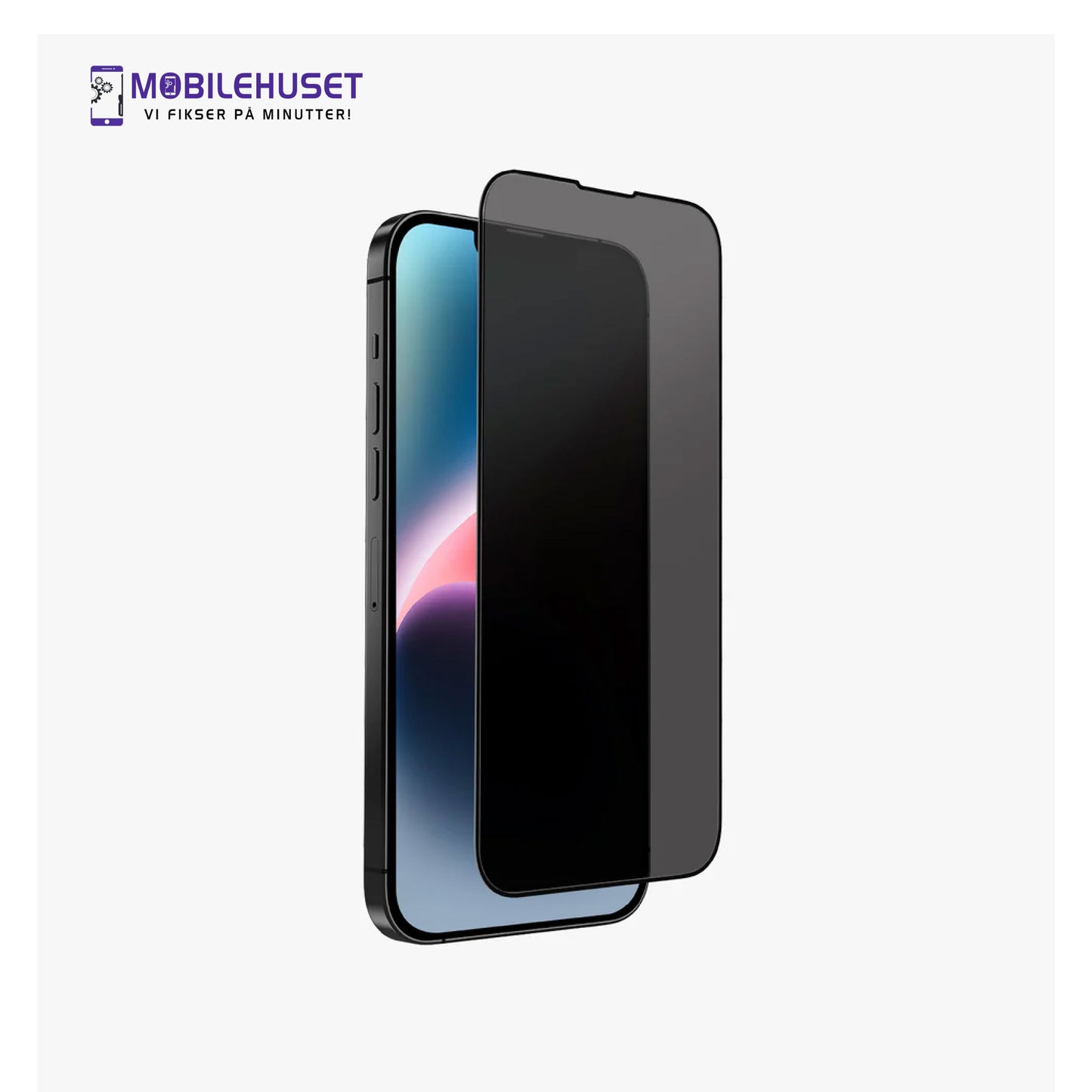 iPhone 16e Personvern Skjermbeskytter i Herdet Glass – Anti-Spion 9H HD Skjermbeskyttelse