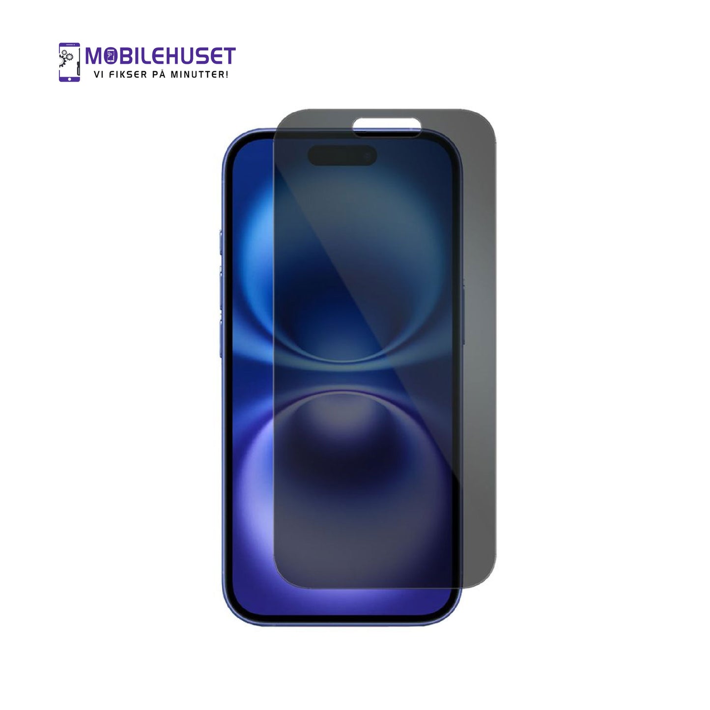 iPhone 16 Pro Personvern Herdet Glass Skjermbeskytter – Anti-Spion HD Skjermbeskyttelse