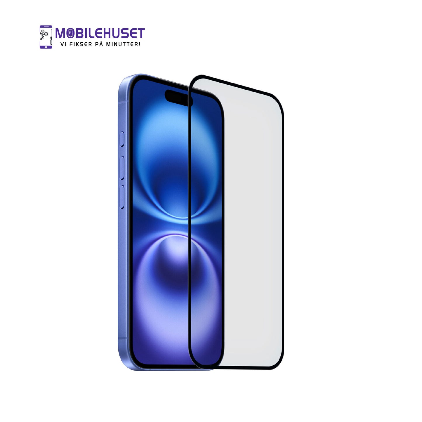 iPhone 16 Pro Herdet Glass Skjermbeskytter – HD-Klar Beskyttelse mot Riper og Støt