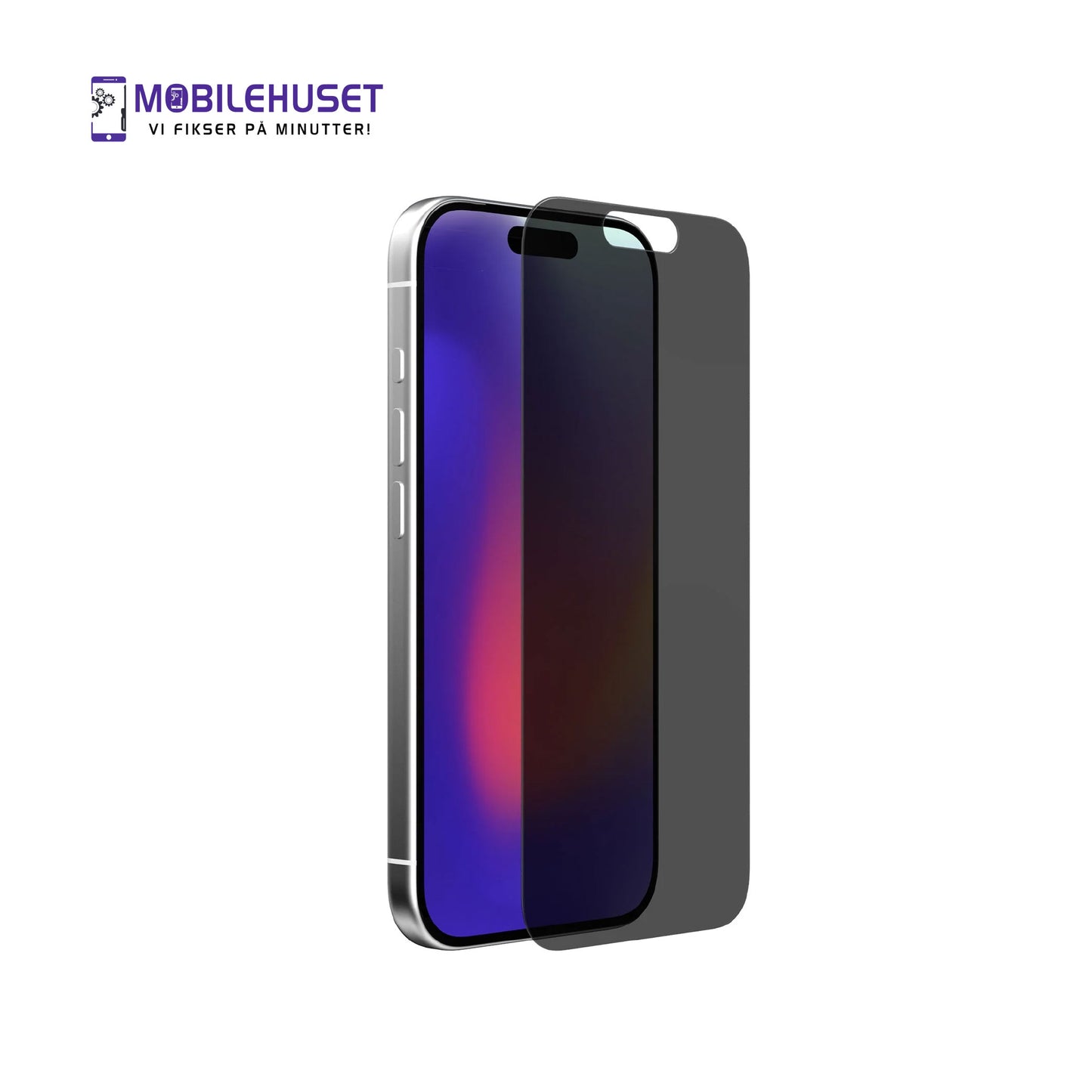 iPhone 17 Pro Personvern Skjermbeskytter | Anti-Spion Herdet Glass | MobileHuset