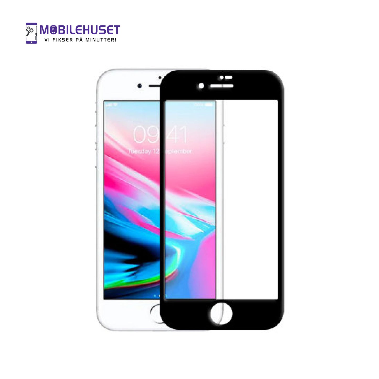 iPhone 8 Herdet Glass Skjermbeskytter – Slitesterk Beskyttelse med Klar Visning