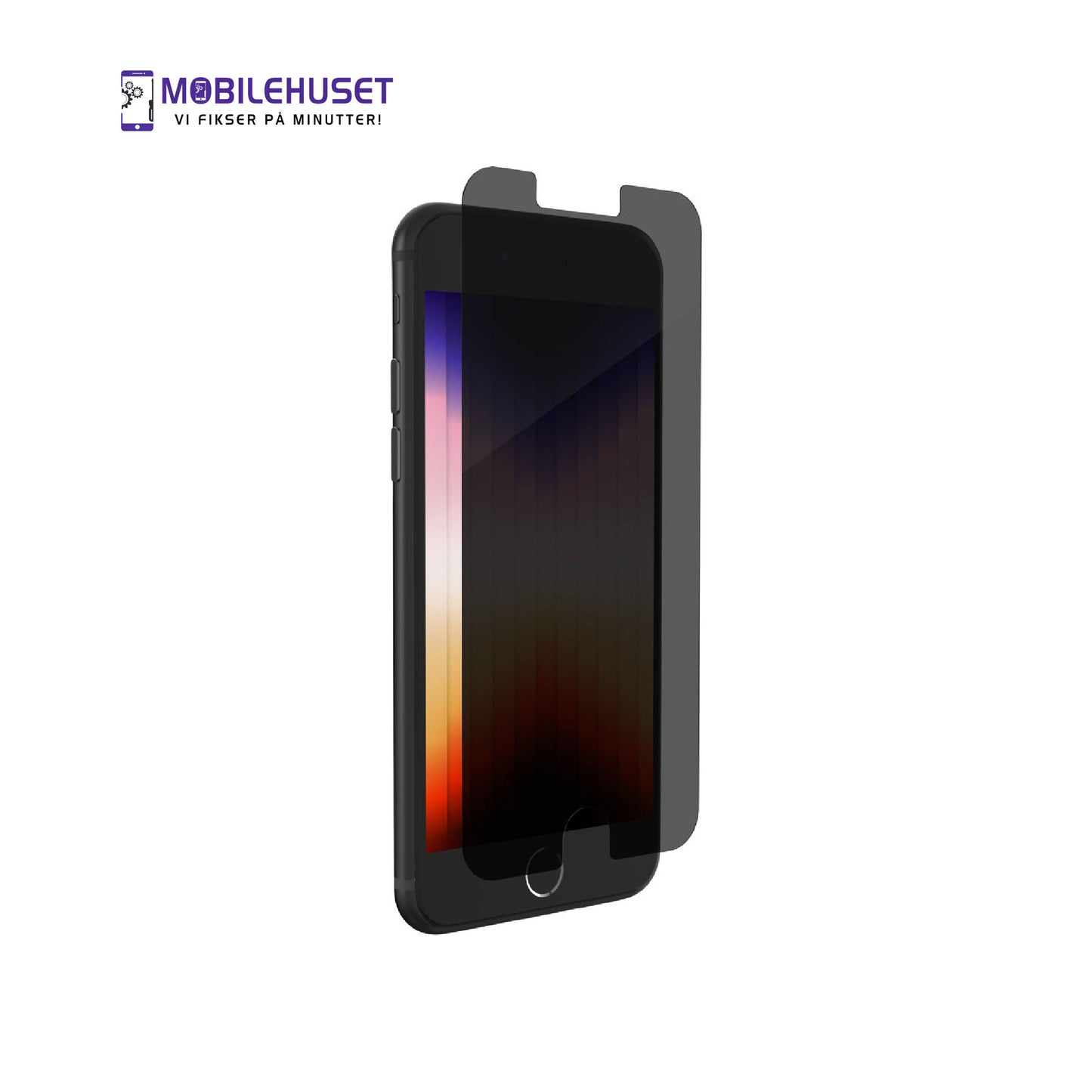 iPhone SE (2. Generasjon) Personvern Herdet Glass Skjermbeskytter – Anti-Spion 9H Beskyttelse
