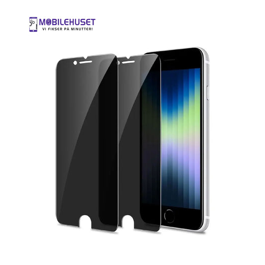 iPhone SE (3. generasjon) personvern herdet glass skjermbeskytter – anti-spion 9H skjermbeskyttelse