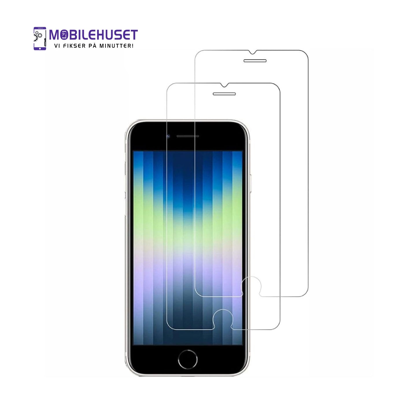 iPhone SE (3. Generasjon) Herdet Glass Skjermbeskytter – Premium 9H Ripe- og Støtbeskyttelse