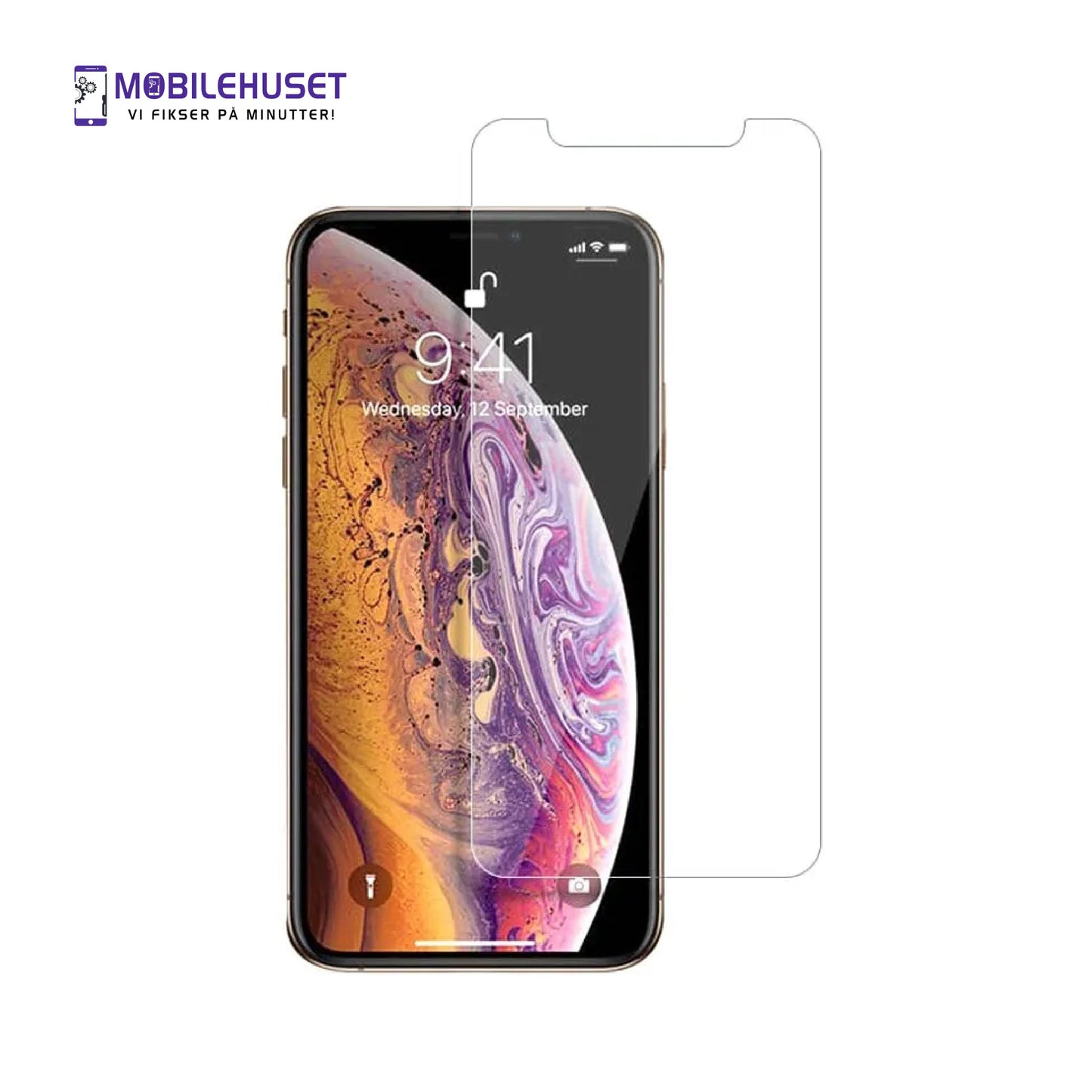 iPhone XS Max Herdet Glass Skjermbeskytter – Maksimal Klarhet og Pålitelig Beskyttelse