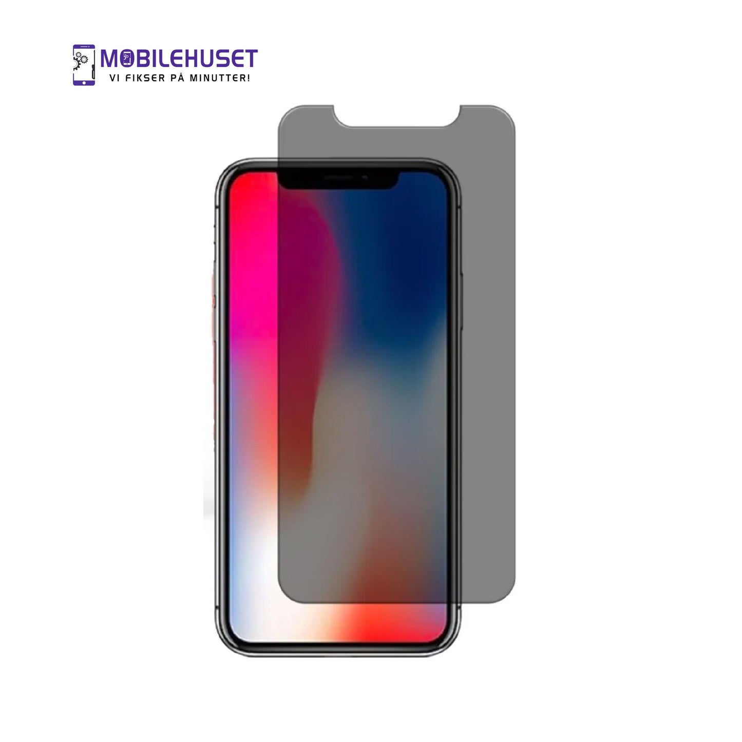 iPhone XS Personvern Herdet Glass Skjermbeskytter – Sikker Visning og Pålitelig Skjermbeskyttelse