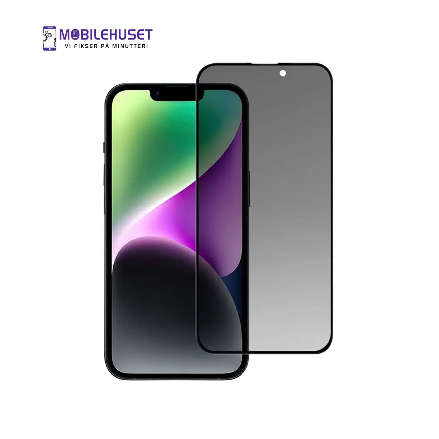 iPhone X Personvern Herdet Glass Skjermbeskytter – Privat Visning og Solid Skjermbeskyttelse