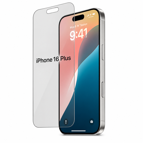 iPhone 16 Plus Glass Skjermbeskytter | Gratis Montering i Butikk